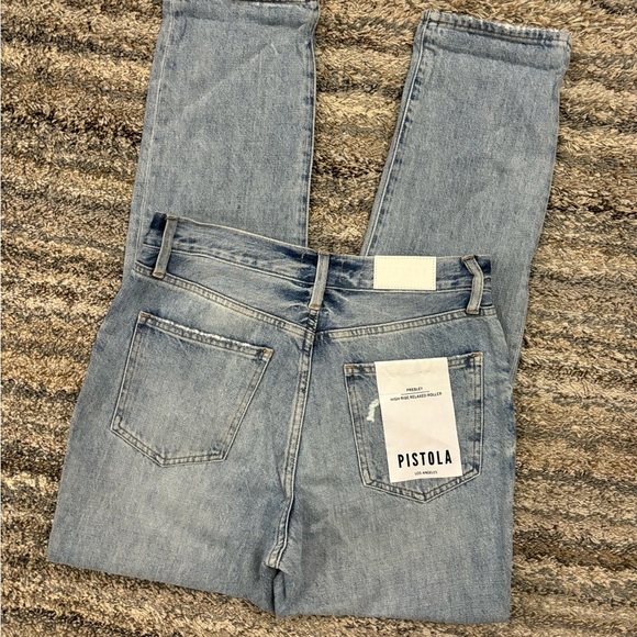 NWT Revolve Pistola Presley High Rise Relaxed Roller Jeans in Primetime Sz 27 - - Picture 6 of 16